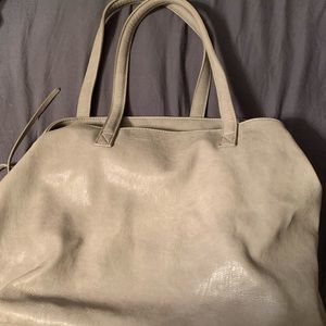 Light gray tote bag